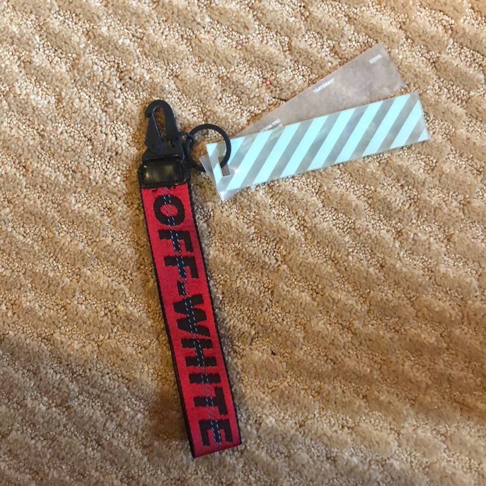 Off White Keychain